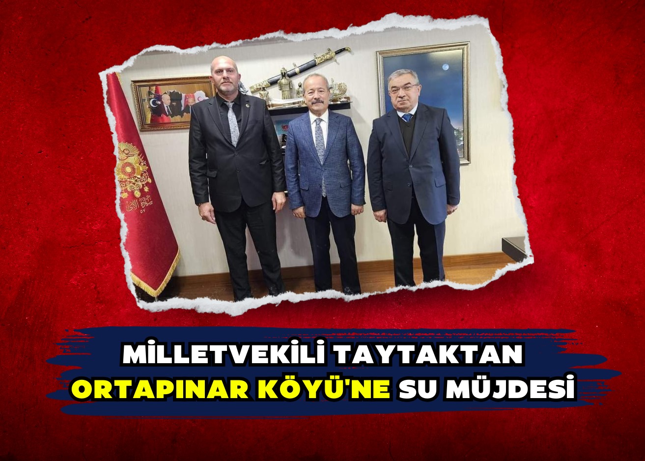 Milletvekili Taytaktan Ortapınar Köyü'ne Su Müjdesi